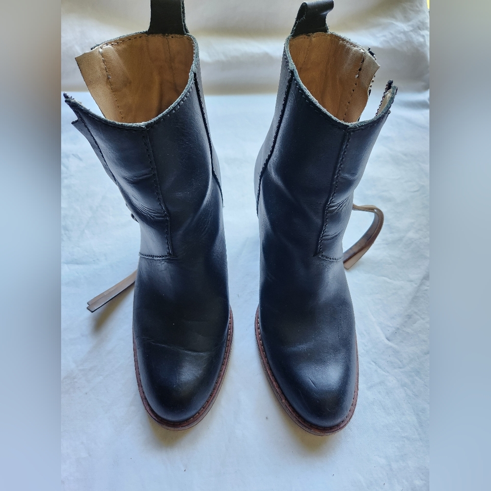 Acne Side Zip Ankle Boot - Picture 3 of 9